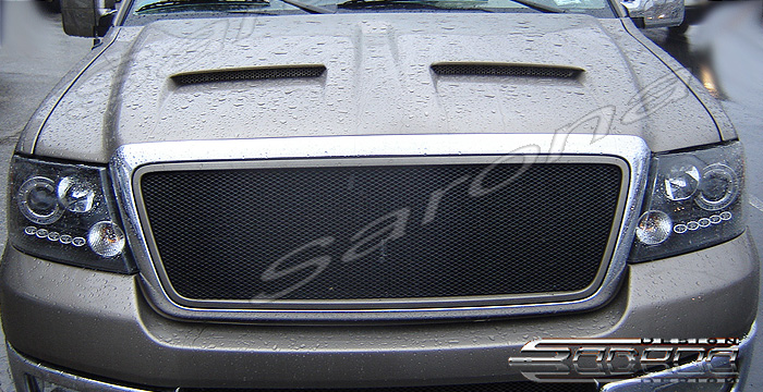 Custom Ford F-150 Hood  Truck (2004 - 2008) - $1190.00 (Manufacturer Sarona, Part #FD-004-HD)